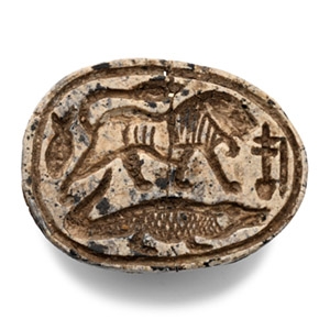 Large Egyptian Steatite Scarab