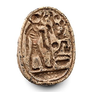 Large Egyptian Steatite Scarab