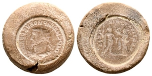 Roman Imperial, Terracotta Forgers Casting Mould.