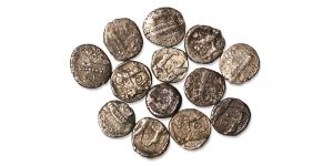 Group of Thirteen [13] Greek AR Fractions.