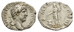 Hadrian AR Denarius.