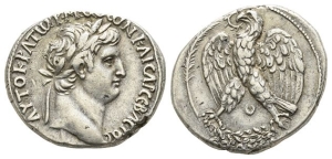 Otho AR Tetradrachm of Antioch, Seleucis and Pieria.