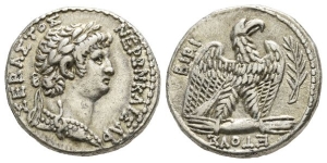 Nero AR Tetradrachm of Antioch, Seleucis and Pieria.