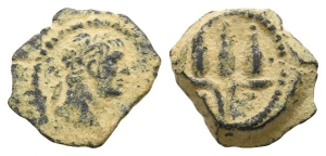 Trajan AE Dichalkon of Alexandria, Egypt.