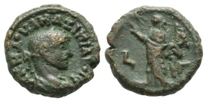 Maximianus BI Tetradrachm of Alexandria, Egypt.