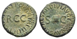 Caligula AE Quadrans.