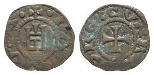 Italian States, Genova (Genoa, Republic). Municipal Coinage BI Denaro.