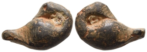 Levant & the Near East Zoomorphic Bronze Weight of 3 Qedet.