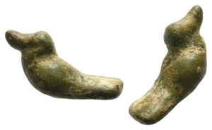 Levant & the Near East Zoomorphic Bronze Weight of 1/3 Shekel.