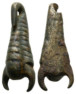 Levant & the Near East Zoomorphic Bronze Weight of 1 Qedet.