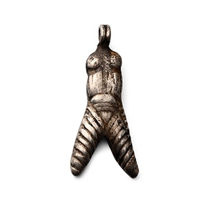 Egyptian Silver Fly Amulet