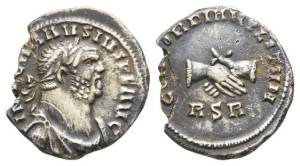 Carausius, Romano-British Emperor AR Denarius.