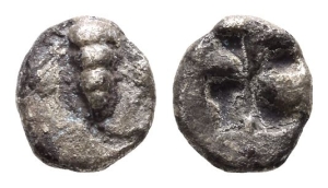 Ionia, Ephesos AR Hemiobol.