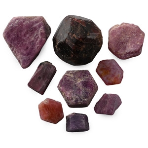 Ruby Crystal Gemstone Group