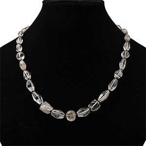 Western Asiatic Rock Crystal Bead Necklace