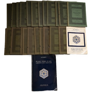 Sothebys Islamic and Indian Art Auction Catalogue Group - 25 Titles