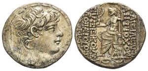 Seleukid Empire, Antiochos X Eusebes Philopator AR Tetradrachm.