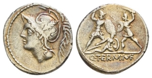 Q. Thermus M.f. AR Denarius.