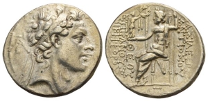 Seleukid Empire, Antiochos IV Epiphanes AR Tetradrachm.