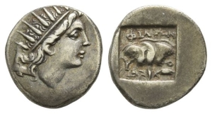 Islands off Caria. Rhodos, Rhodes AR Drachm.