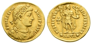 Valentinian I AV Solidus.
