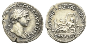 Trajan AR Denarius.