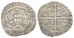 England. York, Edward IV AR Groat.