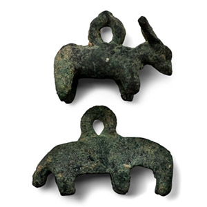 Luristan Bronze Animal Pair