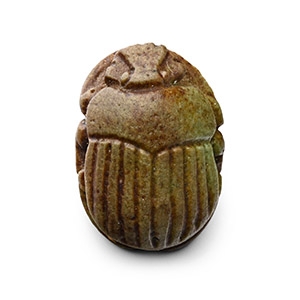Egyptian Steatite Heart Scarab
