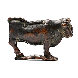 Greek Bronze Sacred Bull Statuette