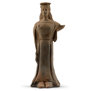 Greek Terracotta Figure of a Kore