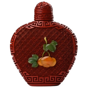 Chinese Cinnabar Snuff Bottle