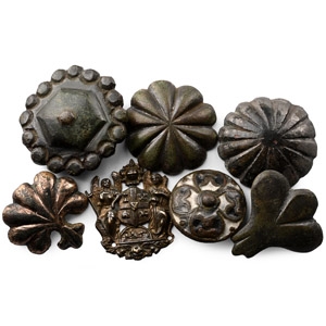 Post Medieval Bronze Belt Mount Collection