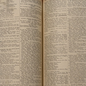 Kellys Sussex Directory - 1918