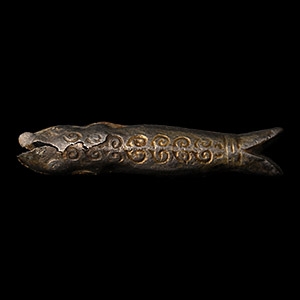 Viking Silver Fish Pendant