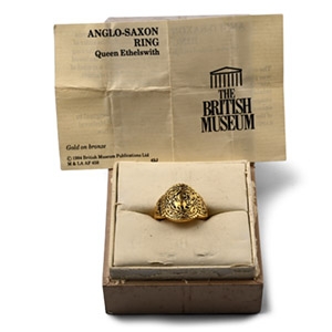 Anglo-Saxon Queen Ethelswith of Mercia Ring Replica