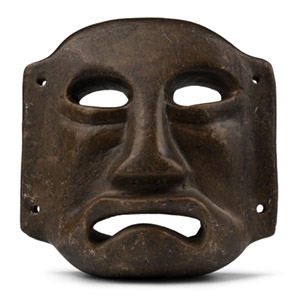 Pre-Columbian Olmec Stone Mask