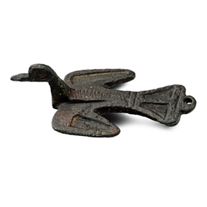 Late Roman Bird in Flight Plate Brooch
