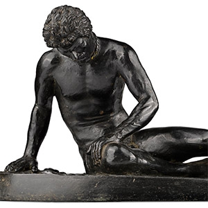 Bronze Grand Tour Statue of The Dying Gaul from the Capitoline Museum