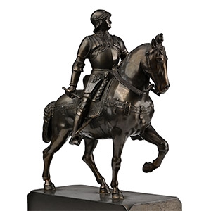 Bronze Grand Tour Spelter Bartolomeo Colleoni Statue