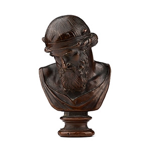 Bronze Grand Tour Bust of Philosopher