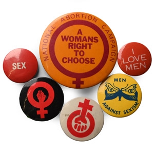 Womens Rights Vintage Pin Badge Collection