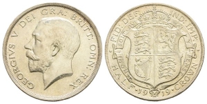 Great Britain. Windsor, George V AR Halfcrown.