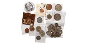 Group of Thirty Six [36] Great Britain and Commonwealth Coins.