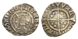 England. Lancaster, Henry VI AR Halfpenny.