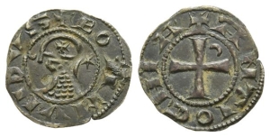 Crusaders. Bohémond IV or Bohémond V BI Denier.