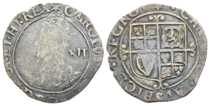England. Stuart, Charles I AR Shilling.