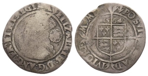 England. Tudor, Elizabeth I AR Sixpence.