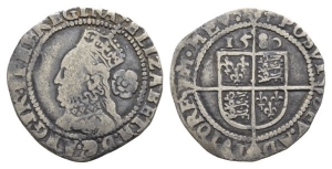 England. Tudor, Elizabeth I AR Threepence.