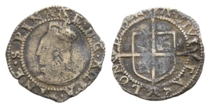England. Tudor, Elizabeth I AR Penny.